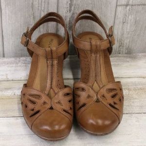 Rockport Cobb Hill Anne Leather Slingback Sandal